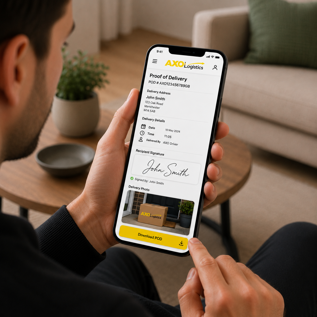 Proof of Delivery (POD)